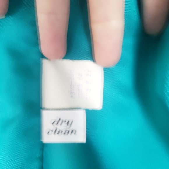 Pendleton 100% Wool Kelly Green Blazer - Size 12P - Picture 9 of 9